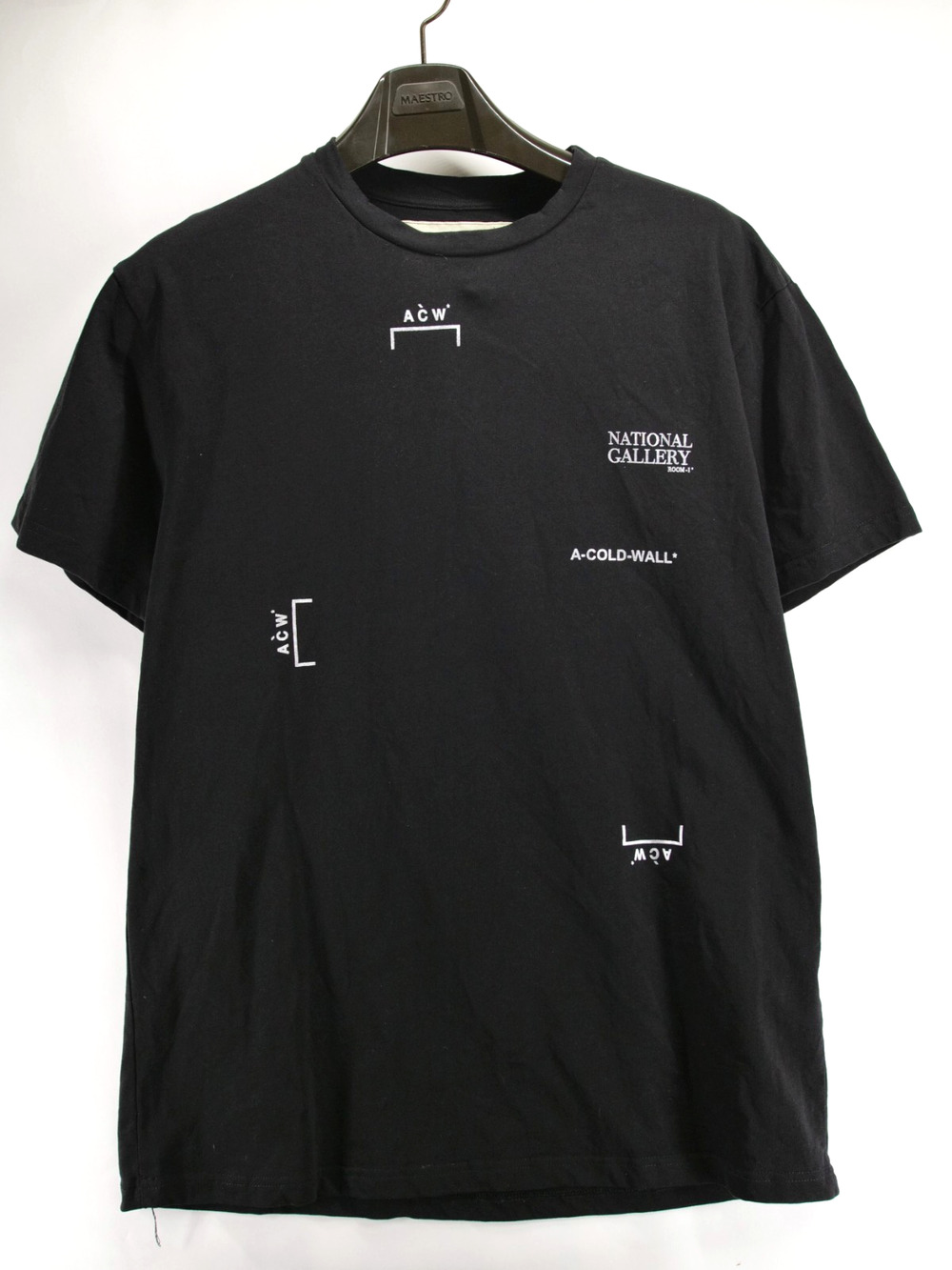 A-COLD-WALL National Gallery Room 1 Graphic T-Shirt Black Samuel Ross Italy XL